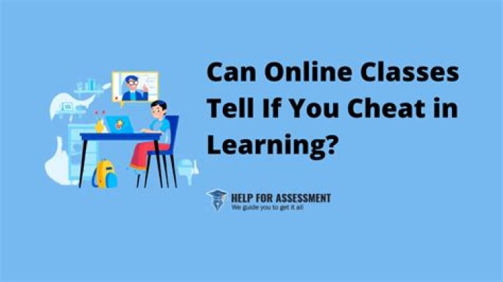 Can you cheat online classes?