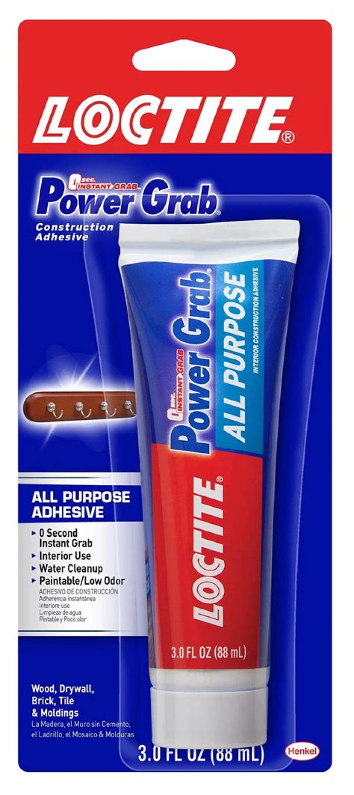 Does Loctite Power Grab work on metal?