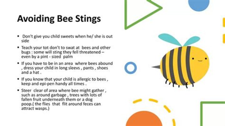How do you dress to avoid bee stings?