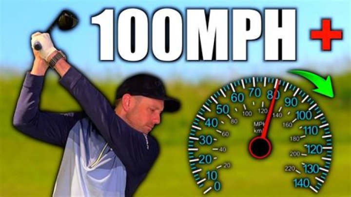 Is 100 mph club head speed good?