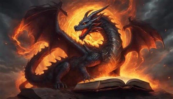 What does a dragon symbolize in the Bible?