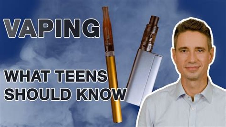 What happens if you vape at 15?